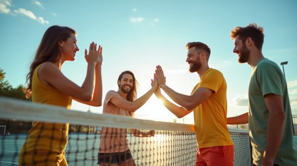 Construire une stratégie d'équipe efficace au padel