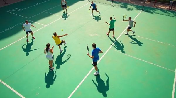 Construire une stratégie d'équipe efficace au padel